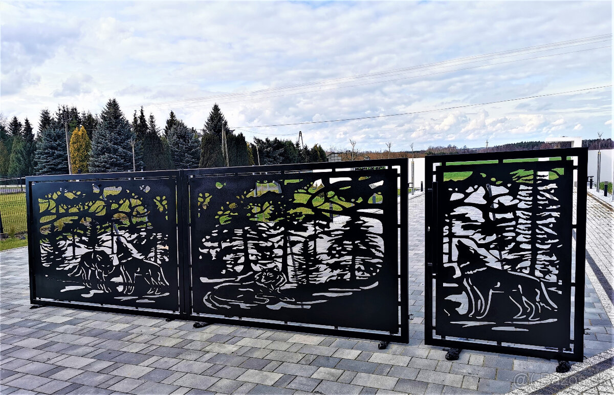 💥Moderné dizajnové brány💥 - 12