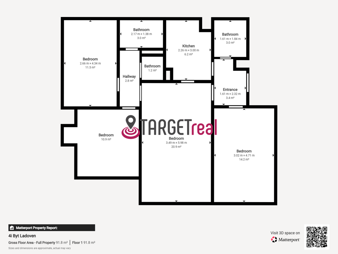 EXKLUZÍVNE |4 izbový byt Martin s veľkým balkónom - Ľadoveň, - 12