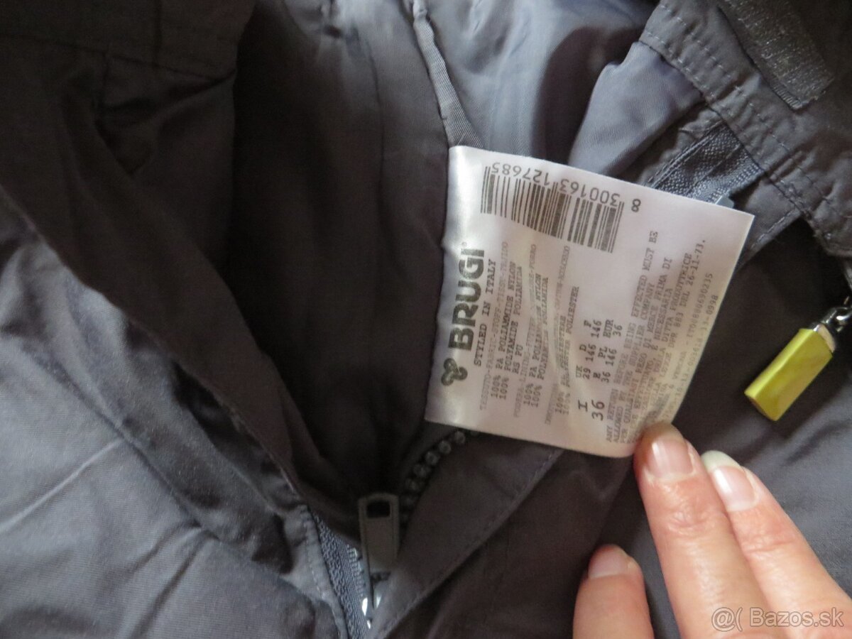 Komplet - bunda + otepľovačky - veľ. 146, BRUGI - 12