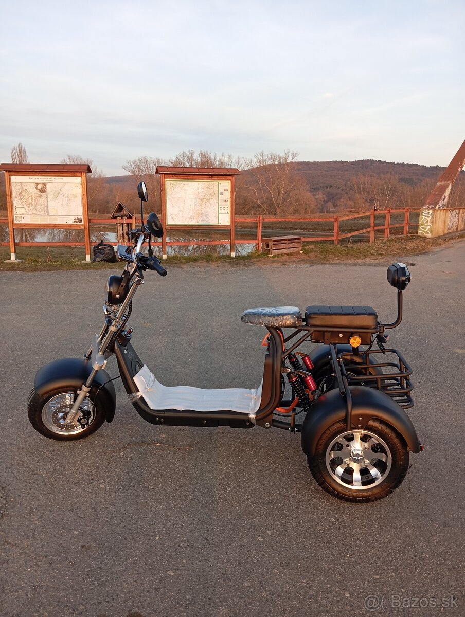 Elektrický trojkolesový harley CP-3.0 – 2000 W, 60 V / 40 Ah - 12