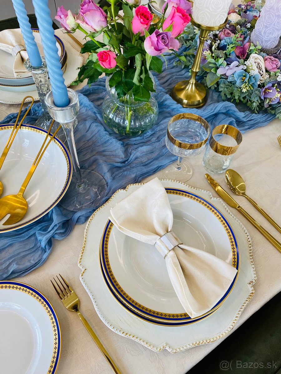 Veľká retro obedová súprava, posielam kuriérom - 12