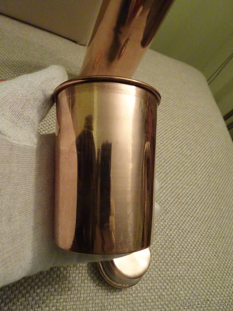 Predám veľkú medenú fľašu s kvalitnou medenou zátkou - 12