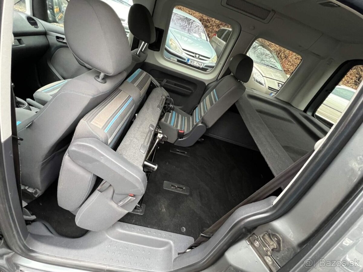 VW Caddy 1.2 TSI 77 kW 2x šoupačky 2011 klima serviska - 12