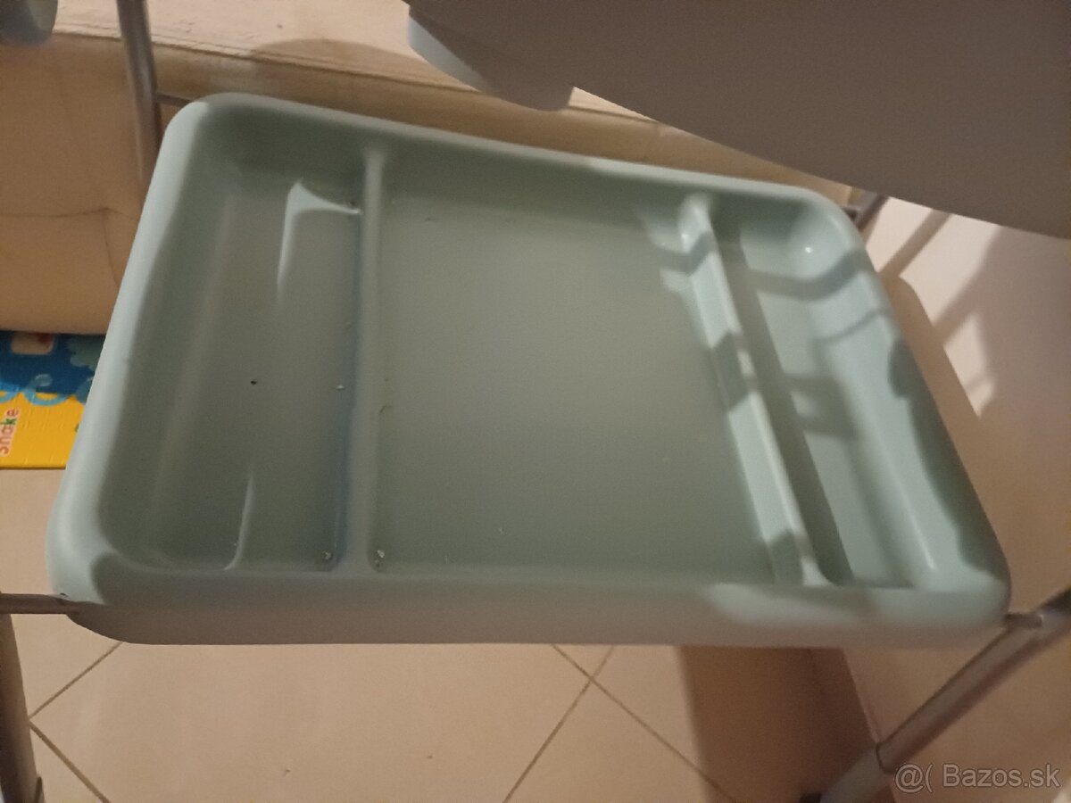 Prebaľovací pult 2v1, s Lehátkom a Nepremokavou podložkou - 12