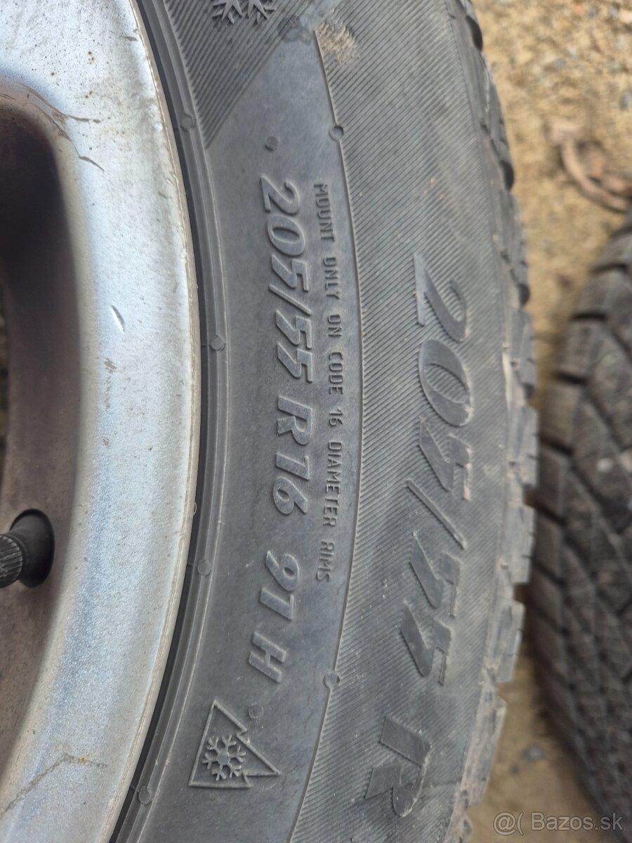 Predám Zimné pneumatiky na elektrónoch 5x112r16 - 12