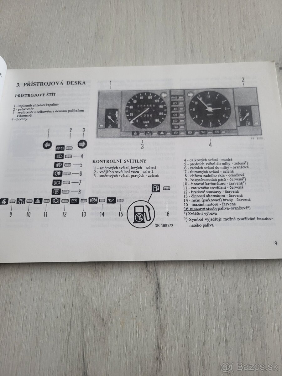 Škoda-pick-up návod k obsluze a údržbe, - 12