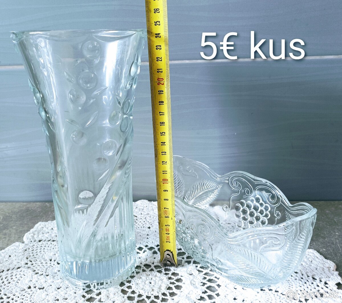 Retro sklenené sety - 12