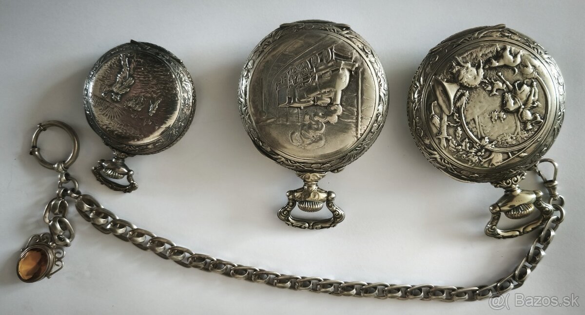 Starožitné vreckové hodinky DOXA - 12