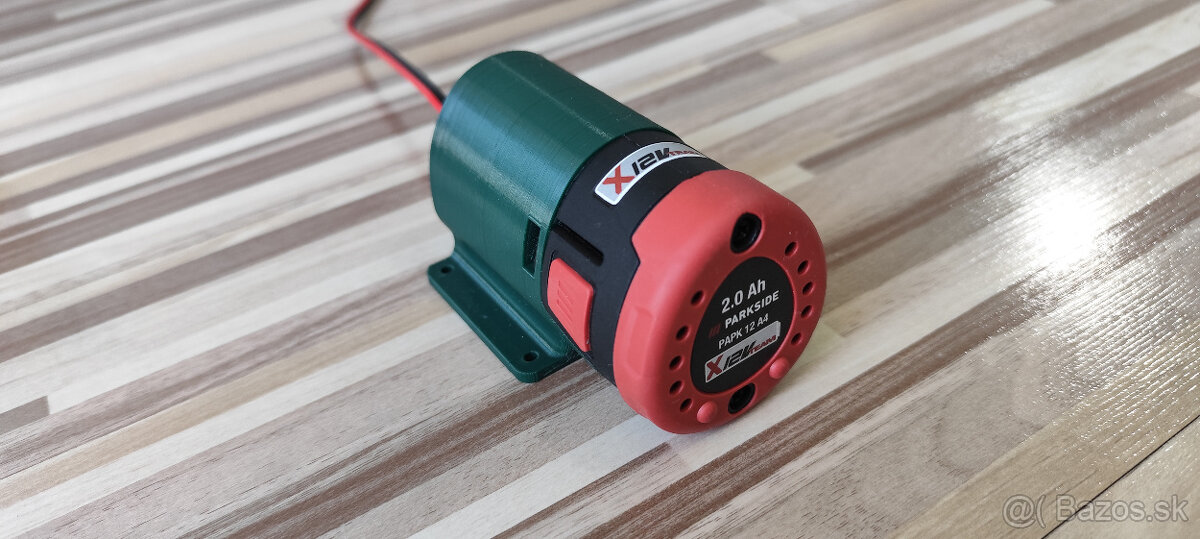 Adaptér batérie parkside 12V Team možnosť montáže na STENU - 12