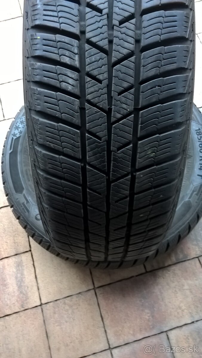 4 ks ZIMNÉ 185/60 R15 84T BARUM Polaris 5 - UŽ OD 15,-€/kus - 12