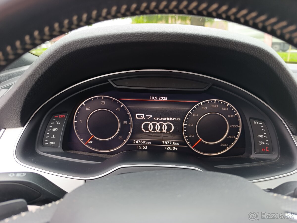 Audi Q7 3.0TDI 200kW/272PS, Quattro, Nočné videnie, S-Line - 12