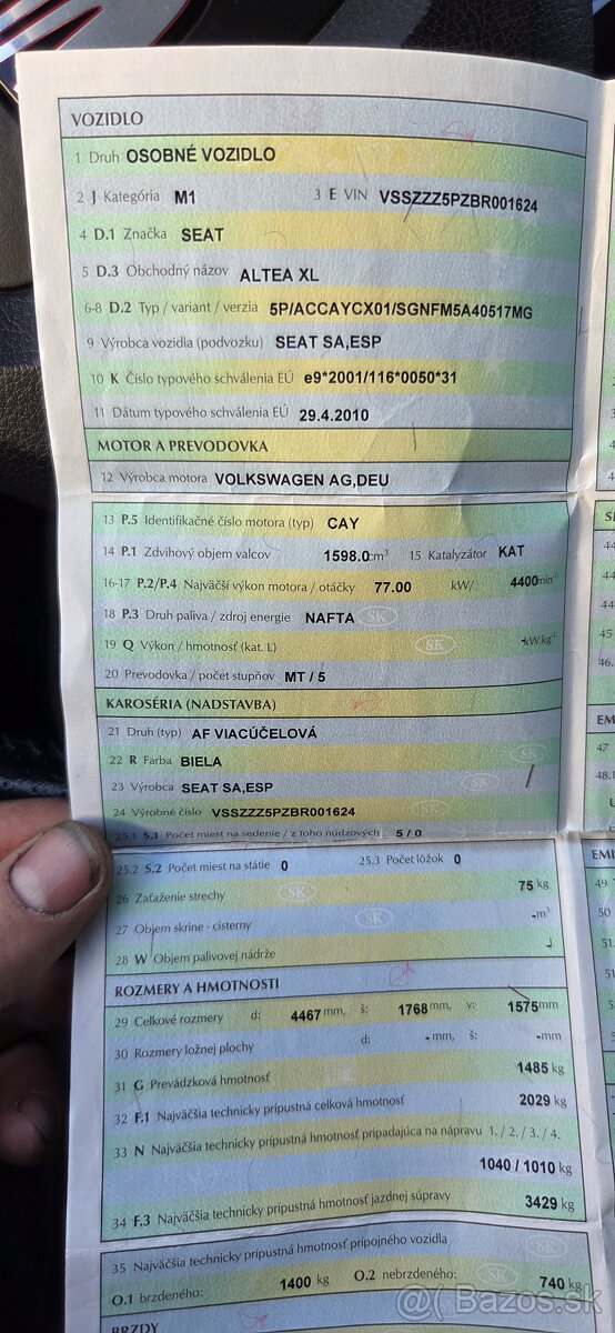 Seat Altea XL 1.6TDi 235t km - 12