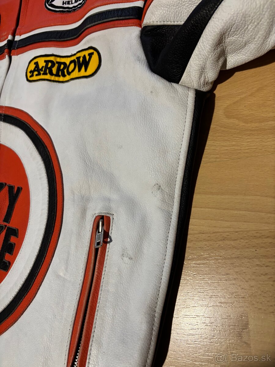 Kožená moto bunda Lucky Strike - 12