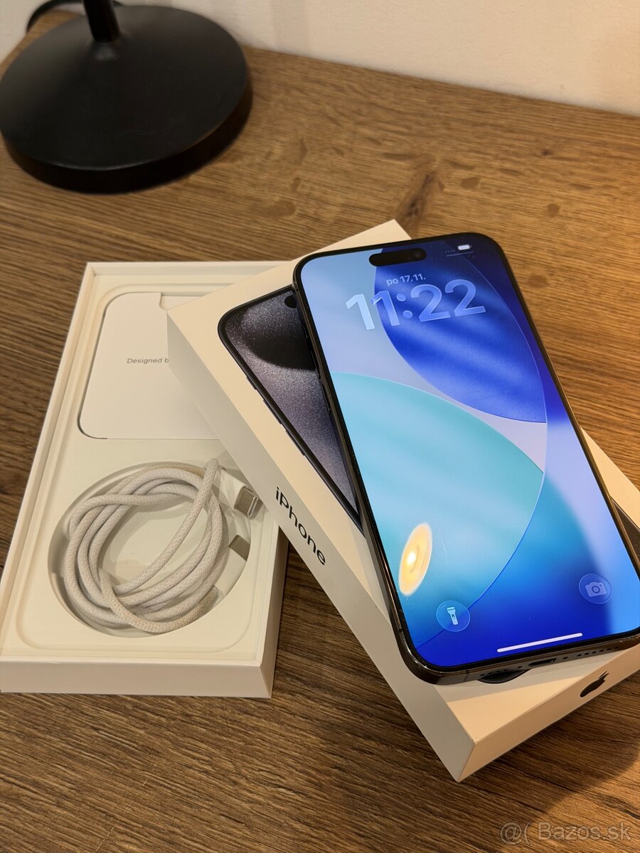 iPhone 15 Pro Max Blue Titanium - 12