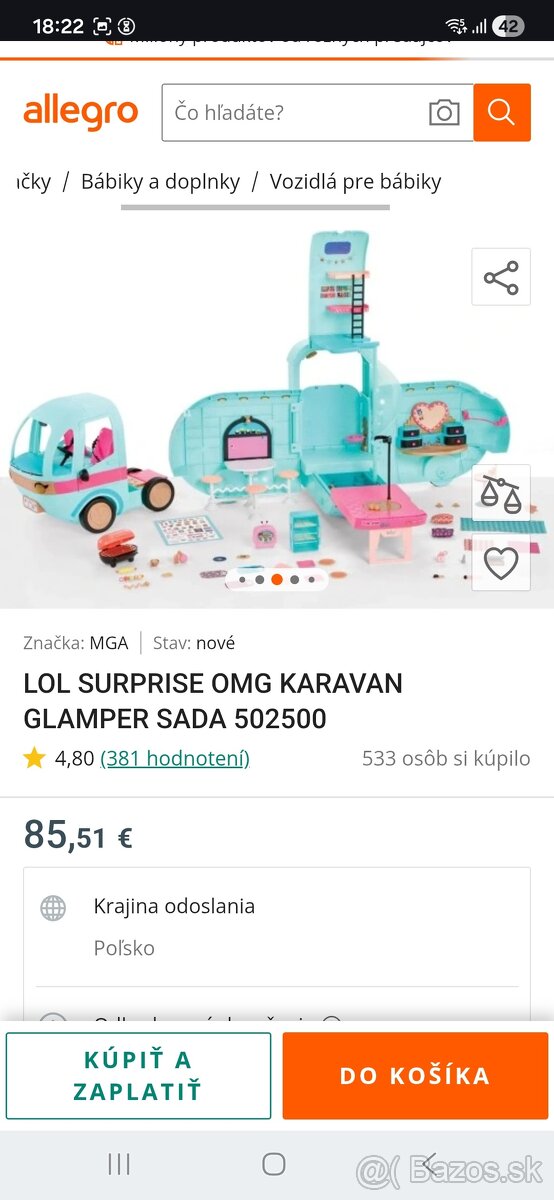 LOL Bábika Camping Karavan Auto - 12
