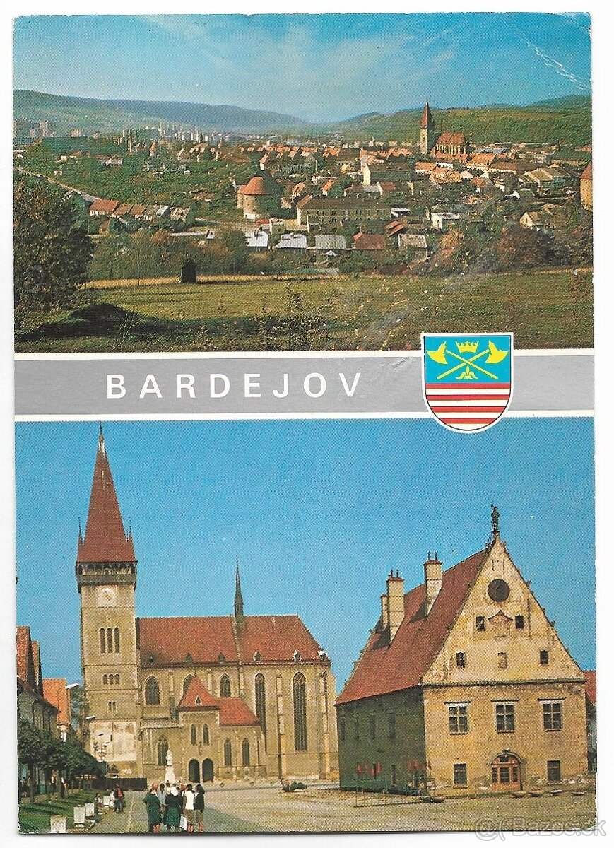 Bardejov (1-10) - vf, prejdené poštou - 12