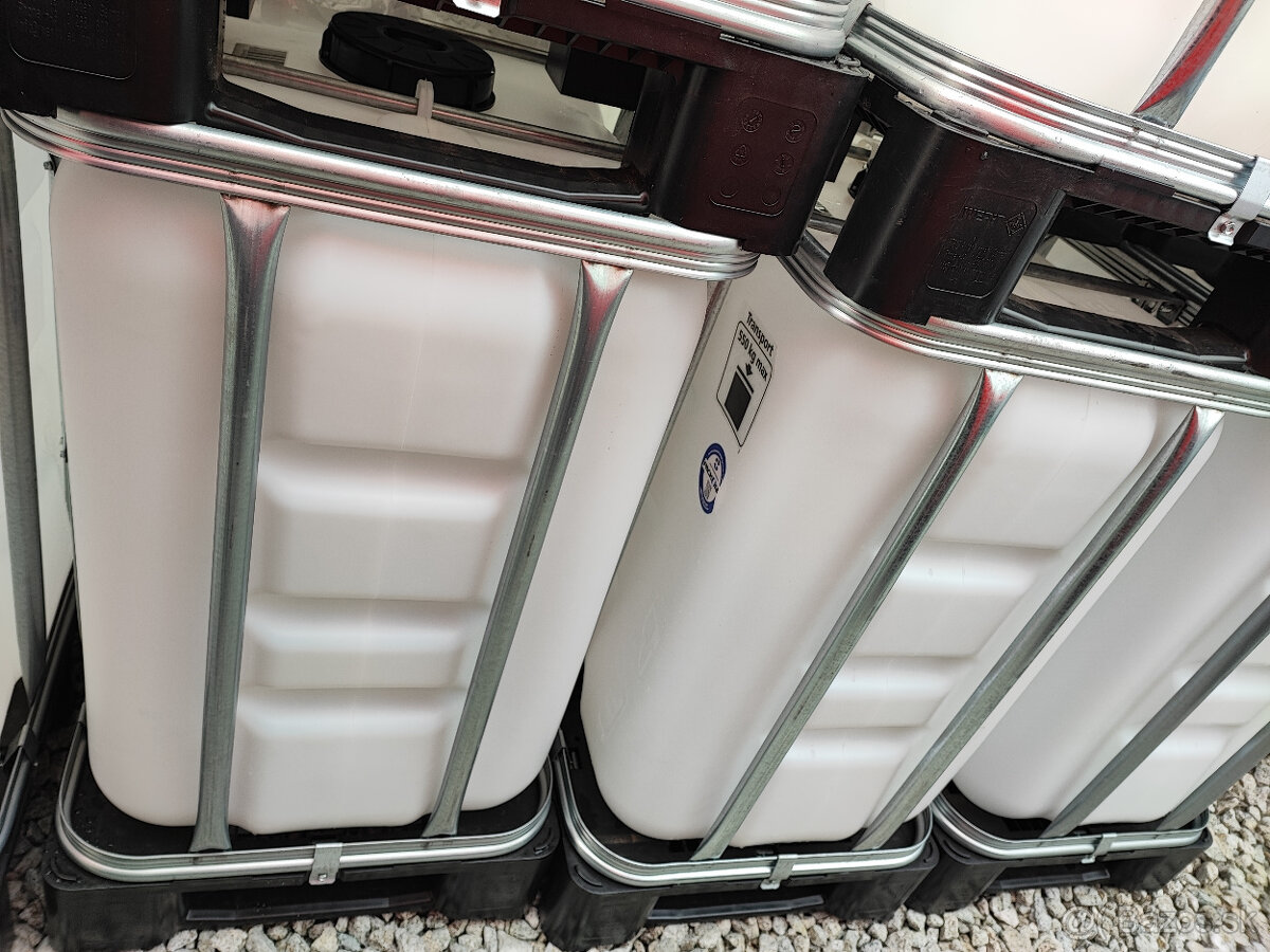 certifikované 300l ibc kontajnery na potraviny a ADR - 12