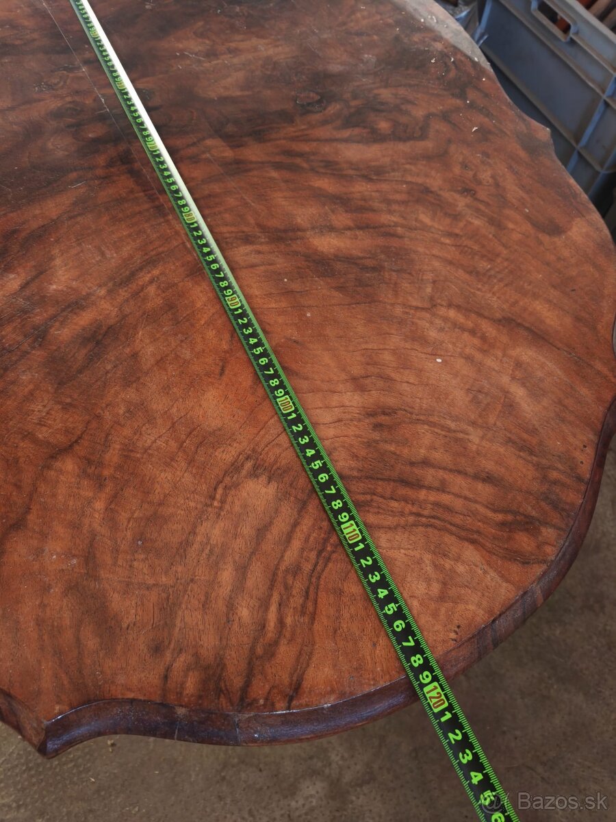 Krásny starožitný drevený stôl - A - 12