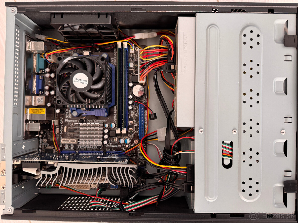 Kancelársky počítač AMD Phenom II, 4GB, ASUS Geforce 210 - 12