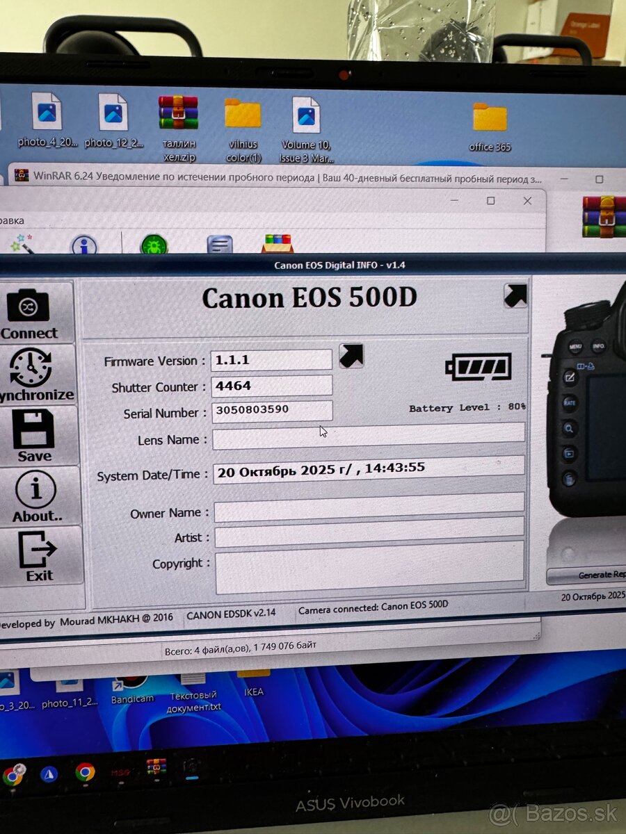 Predám Canon EOS 500D + objektív 18-55 IS STM - 12