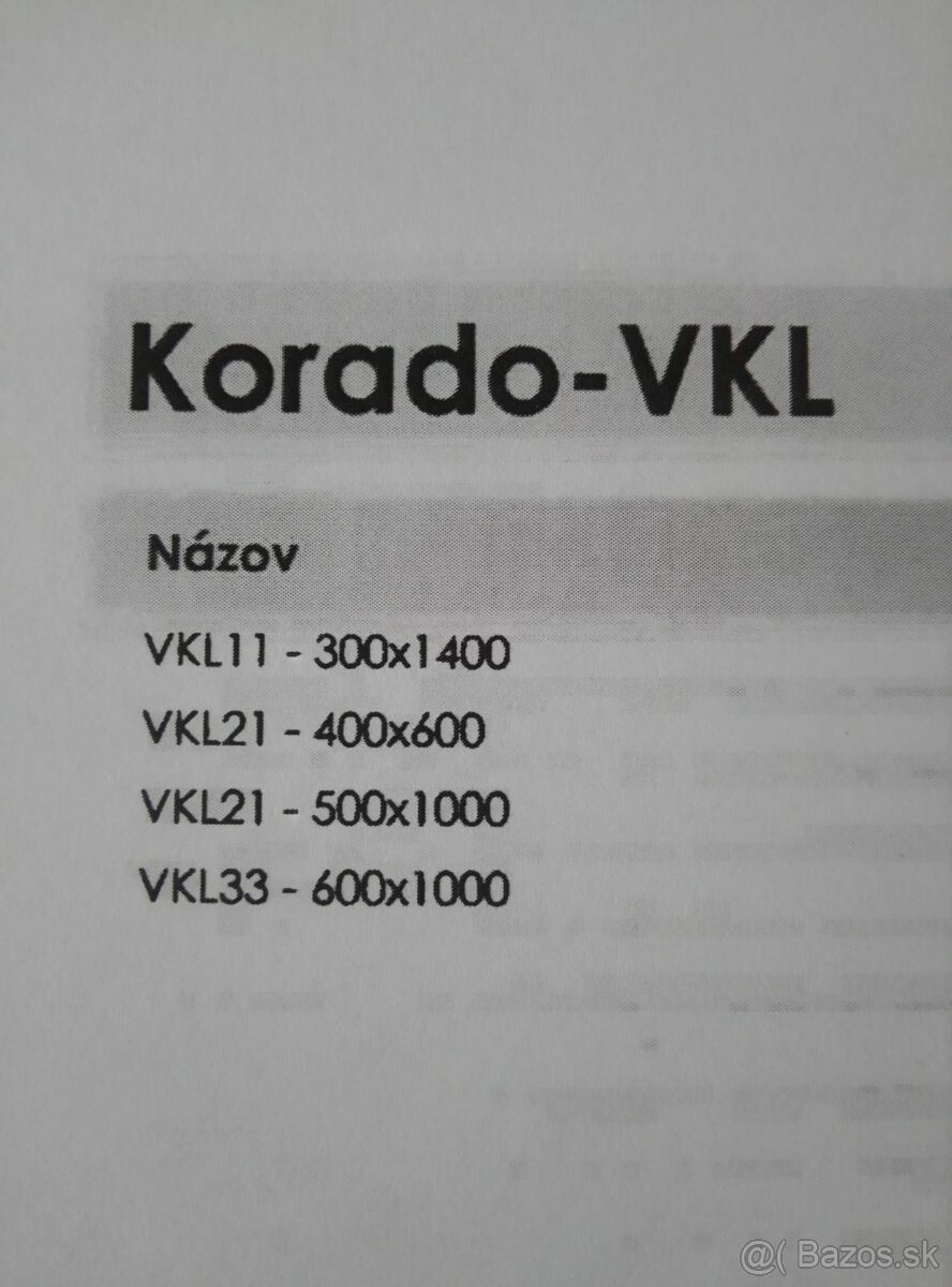 Predám radiátory značky Purmo a Korádo - 12