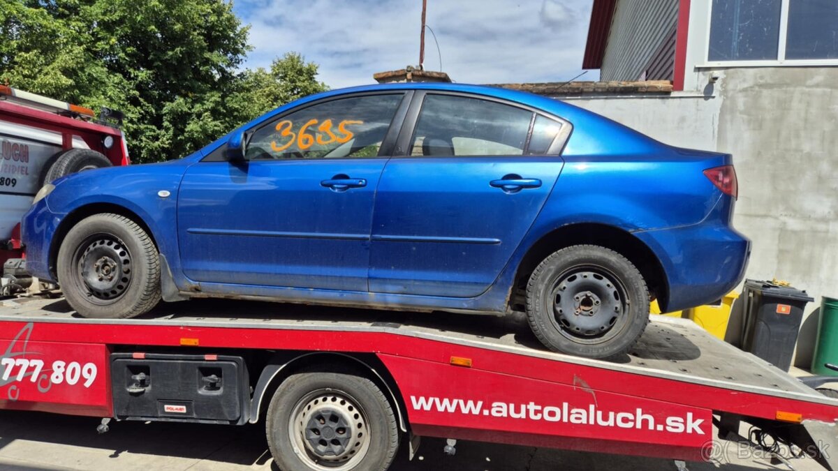 Mazda 3 1,6i 77kw kód motora: Z6 - 12