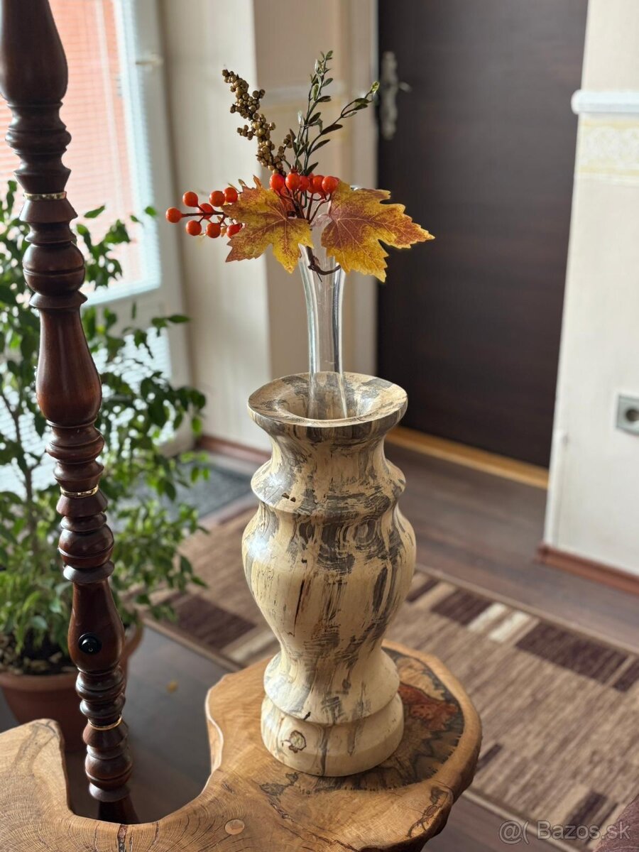 Svietniky z dreva, ručná praca - 12