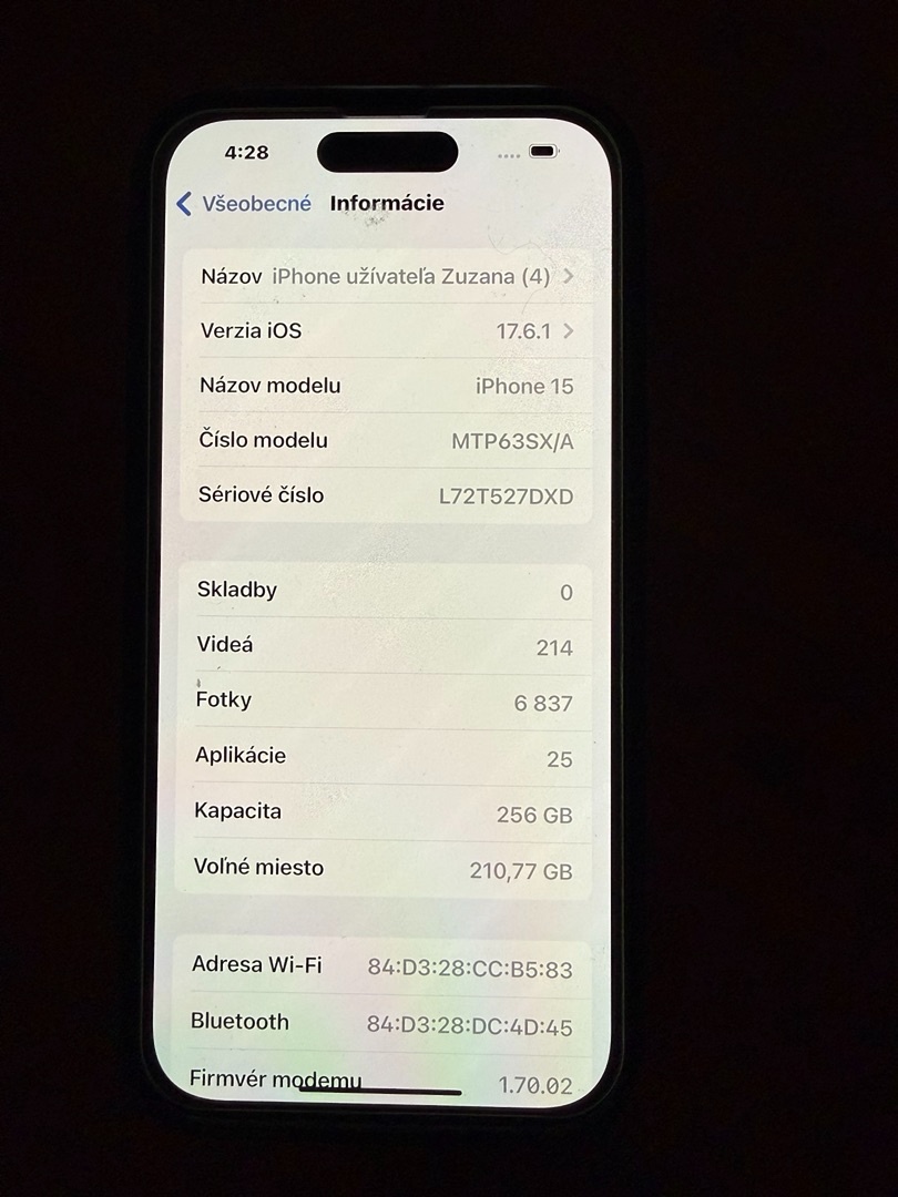 iPhone 15 Black 256GB - 12