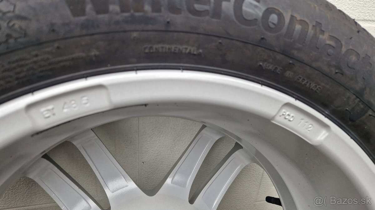Zimné alu 215/55 R17, 5x112, Continental 870TS - 12