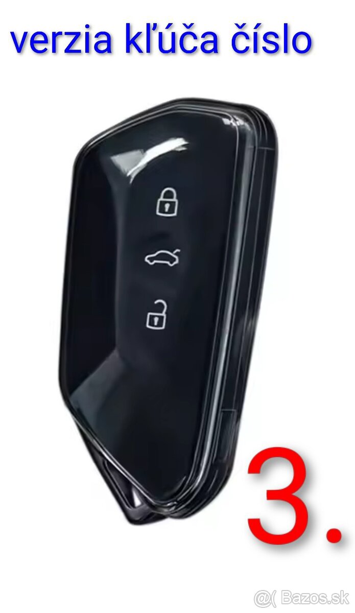 Ochranný kryt na kľúč VW,ŠKODA,SEAT - 12