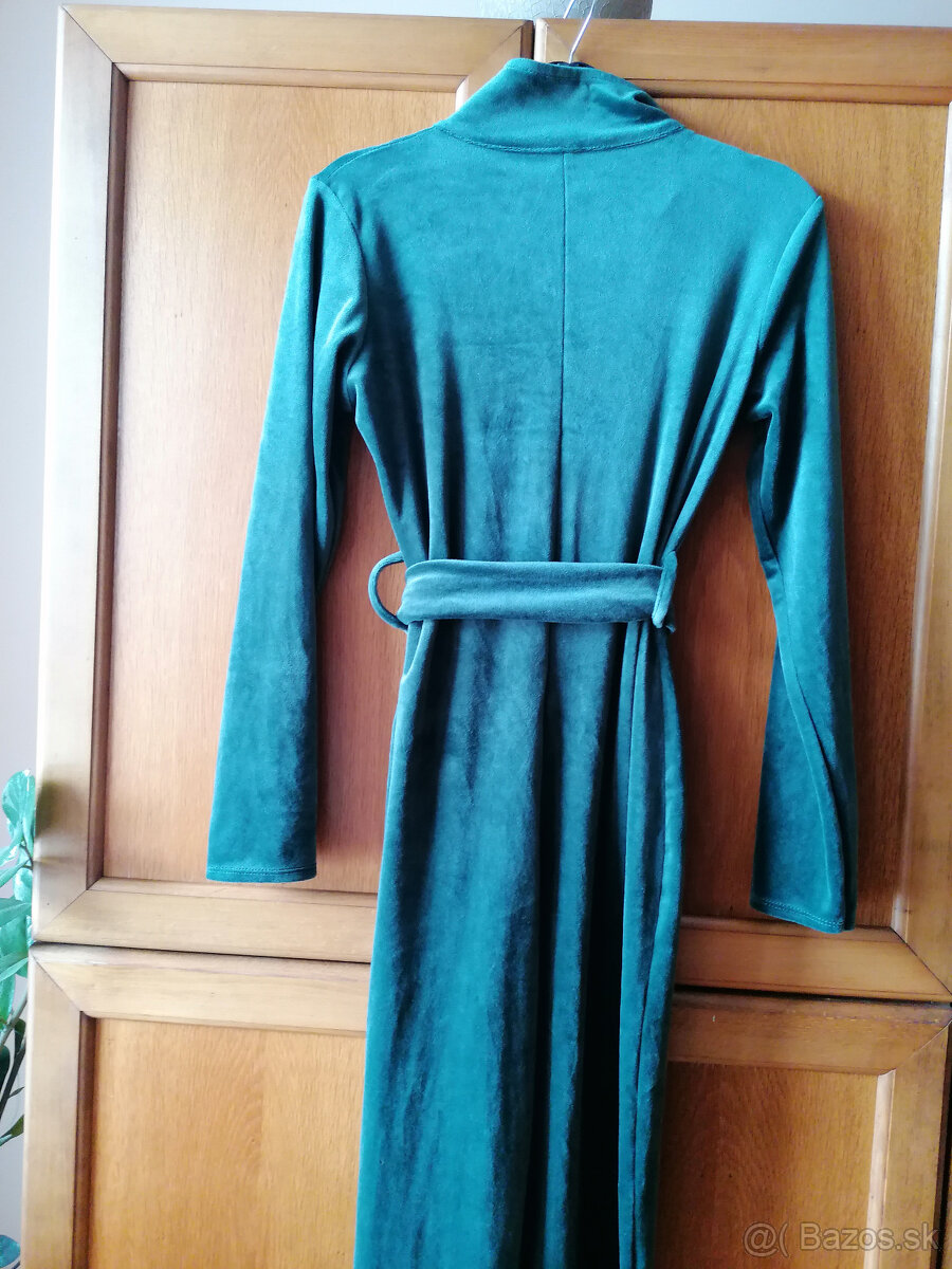 Dámsky dlhý zamatový overal - 12