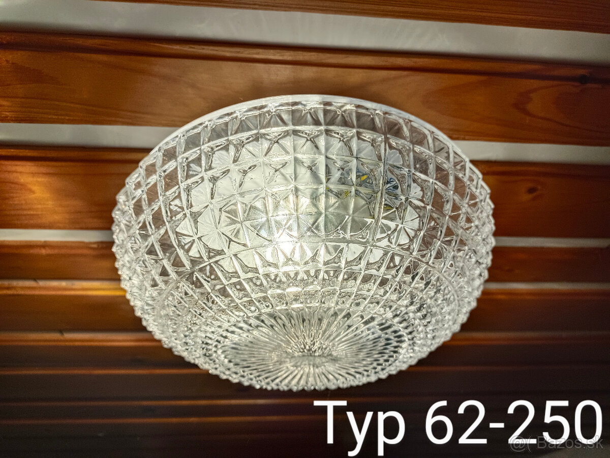 Retro křišťálová svítidla přísazná, na strop i na stěnu, - 12