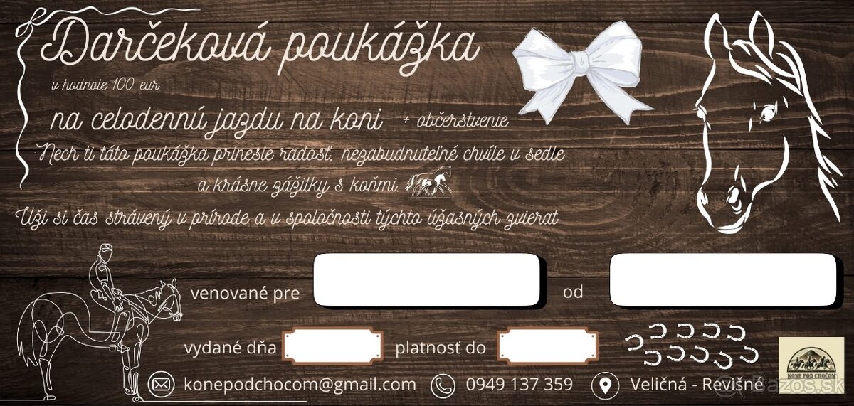 Darčekové poukážky - 12