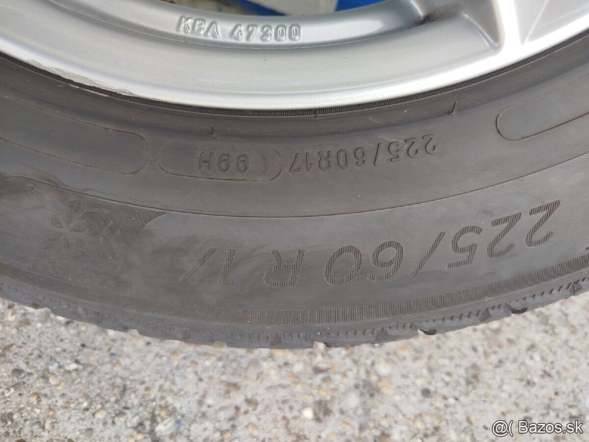 Alu disky R17 + zimné pneu - 12