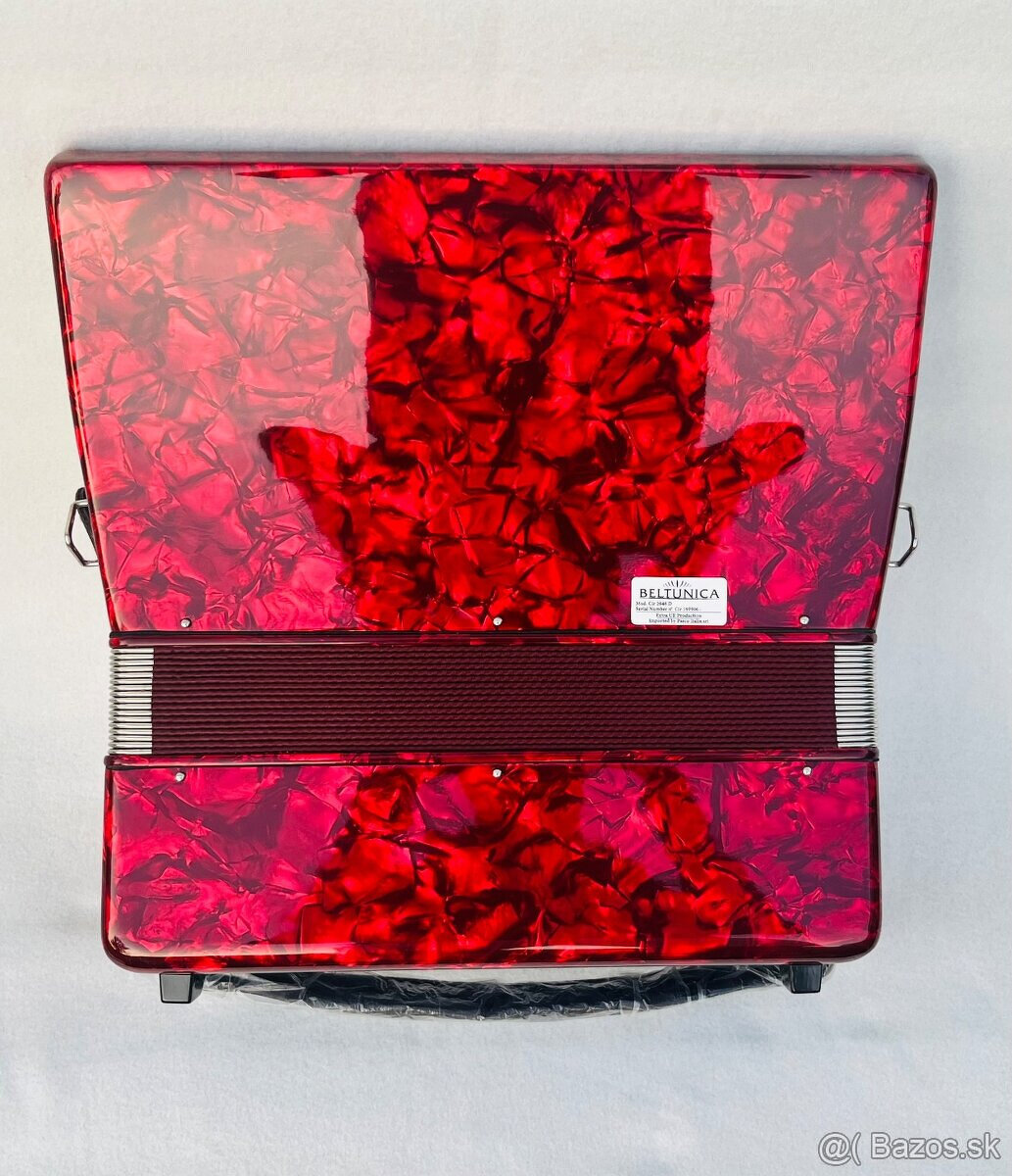 Nový akordeón BELTUNICA VIVALDI 80 basový- krásny zvuk, ľahu - 12