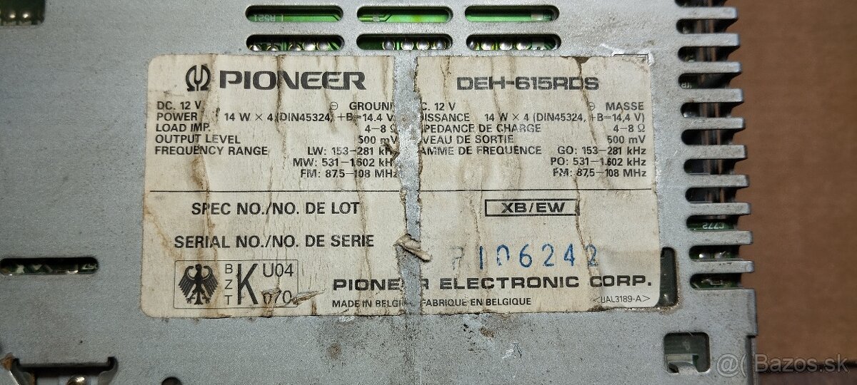 CB vysielačka + anténa + zosilňovač + rádio - 12