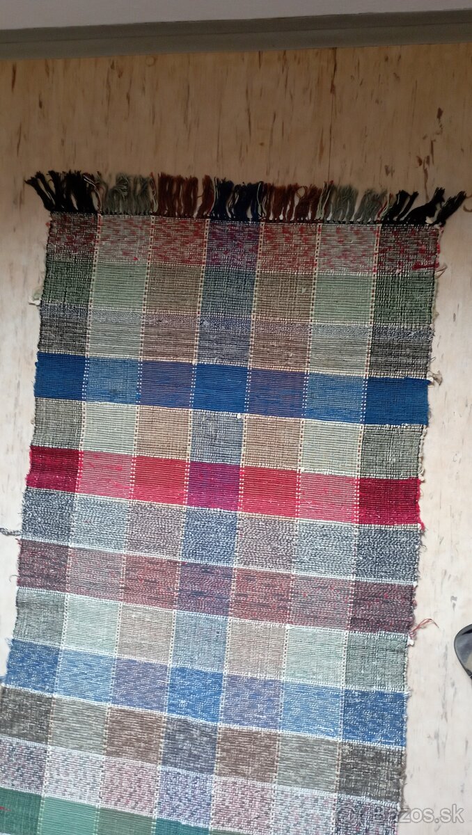 Starý ručne tkaný koberec... - 12