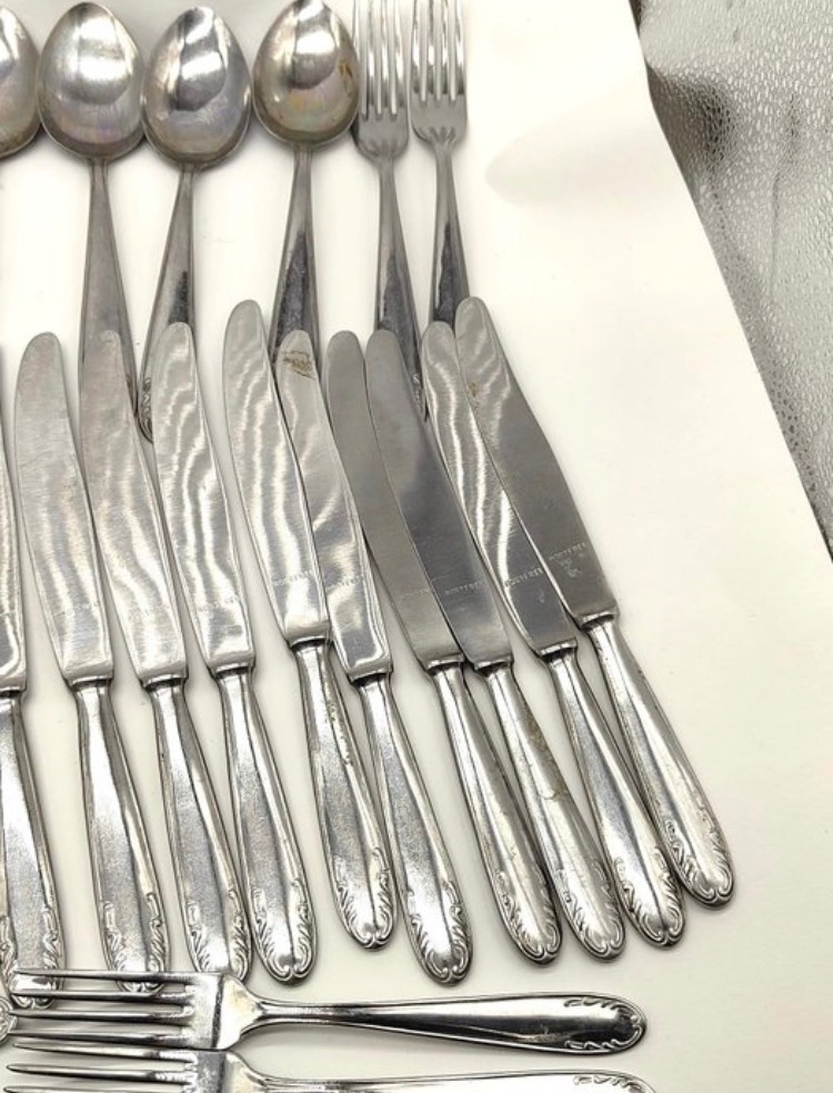 Predám postriebrený príborový set Abert – 58 ks - 12