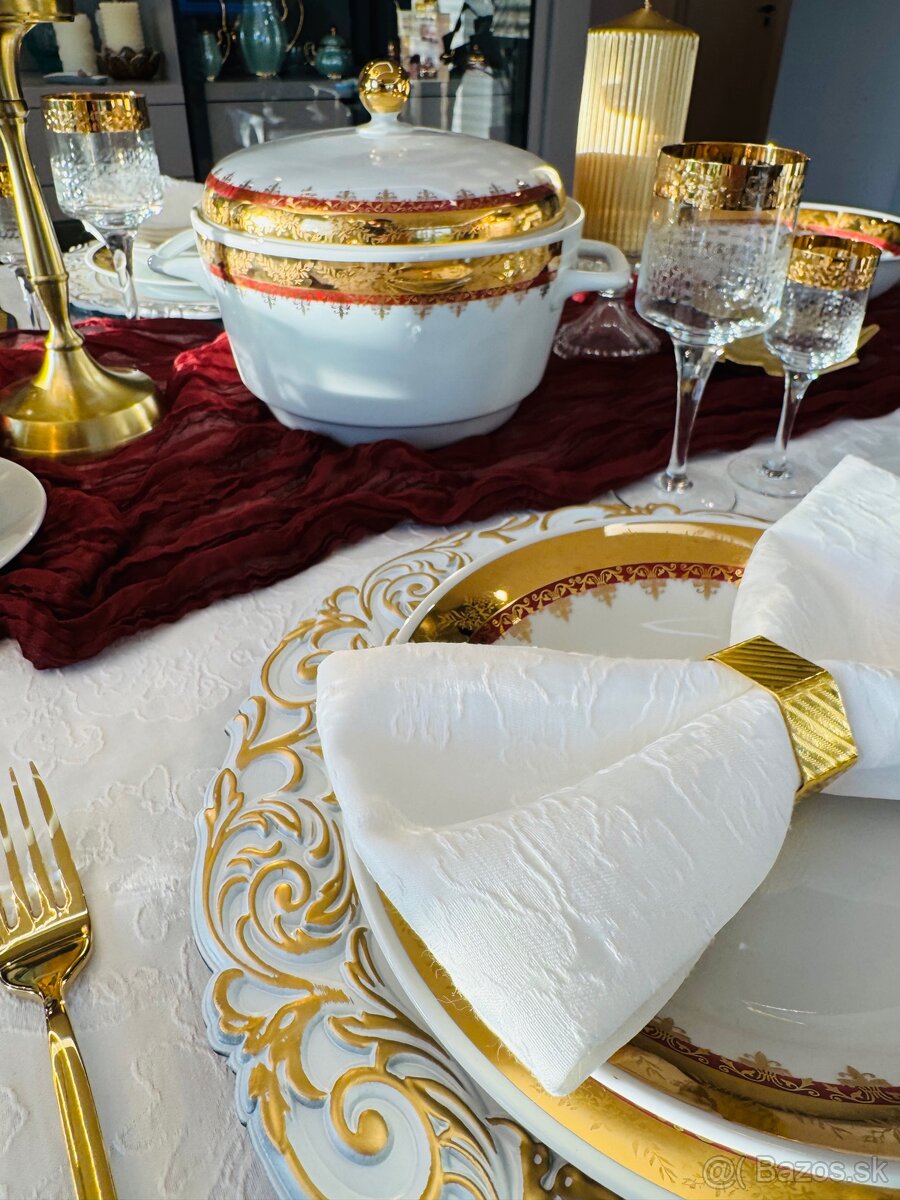 Retro krásna obedová súprava-posielam kurierom - 12