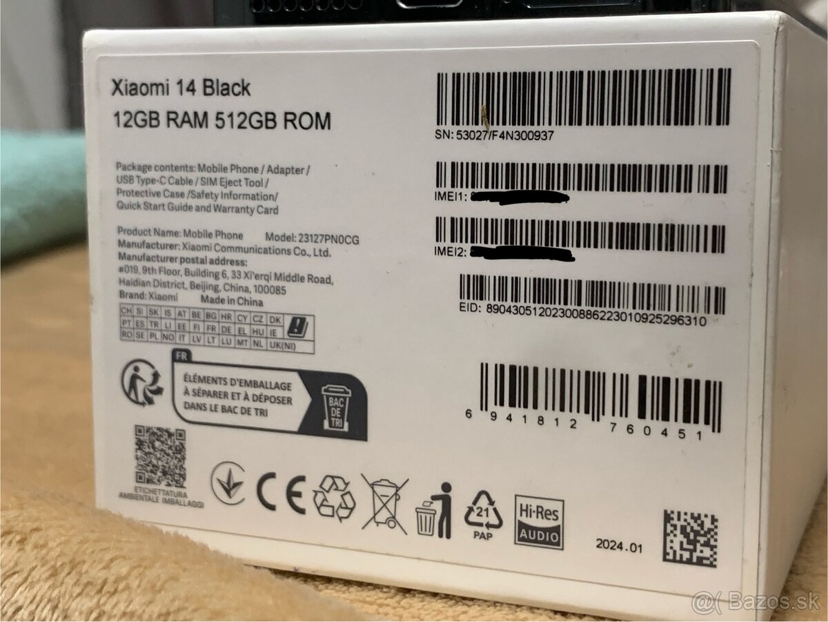 Xiaomi 14 | 12/512 - 12