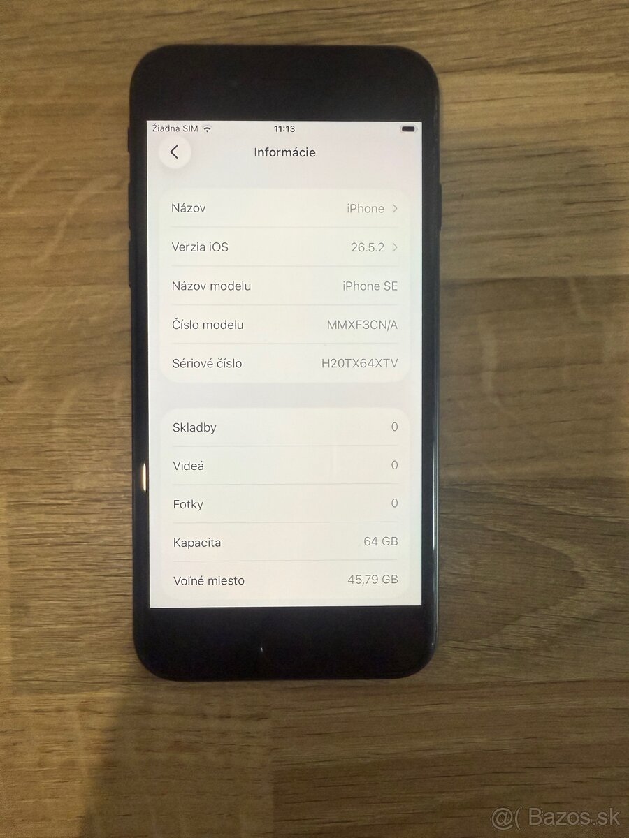 Predám Apple iPhone se 2022 64GB - 12