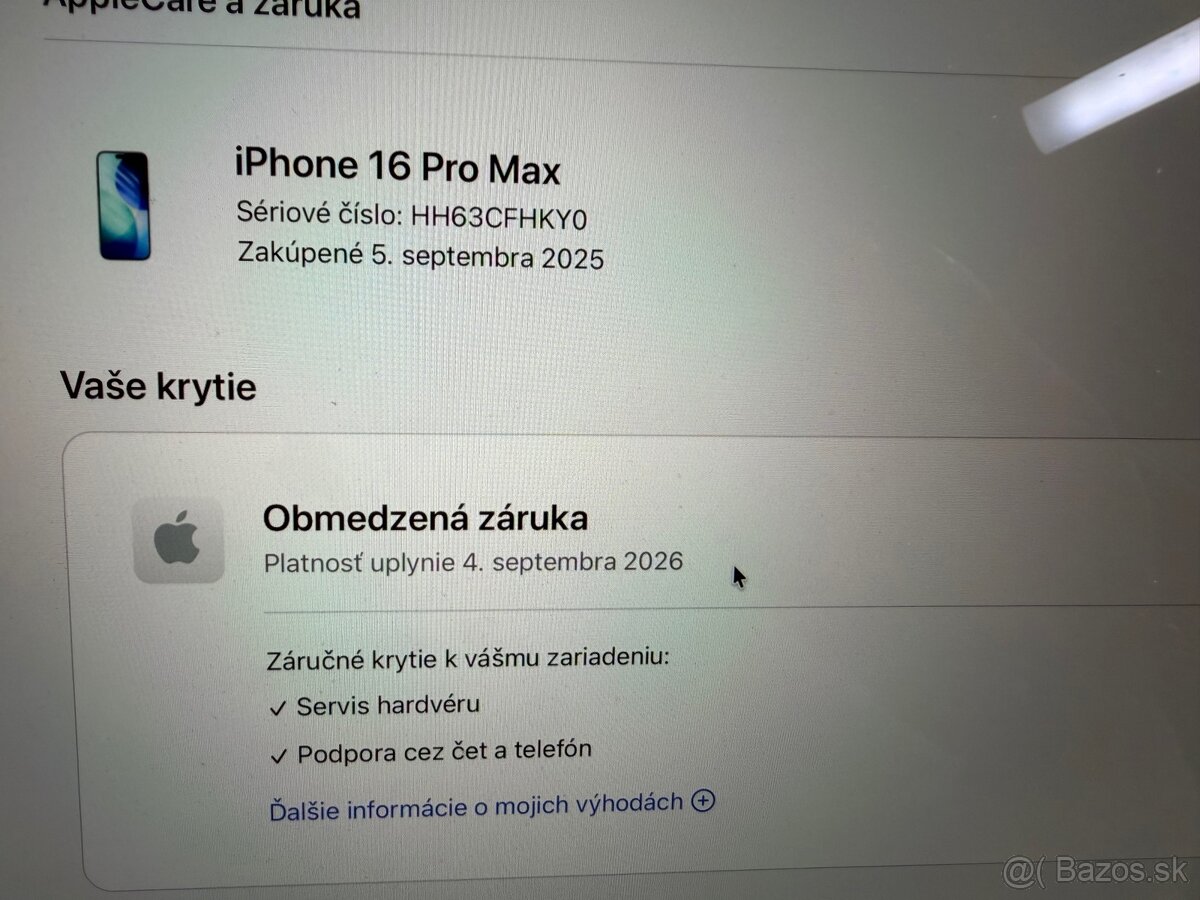 iPhone 16 Pro Max, Black Titanium, 512GB - 12