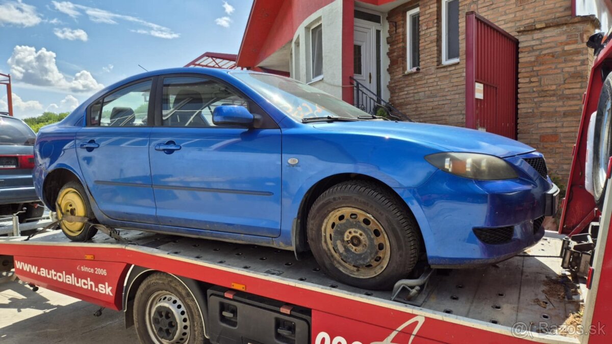 Mazda 3 1,6i 77kw kód motora: Z6 - 12