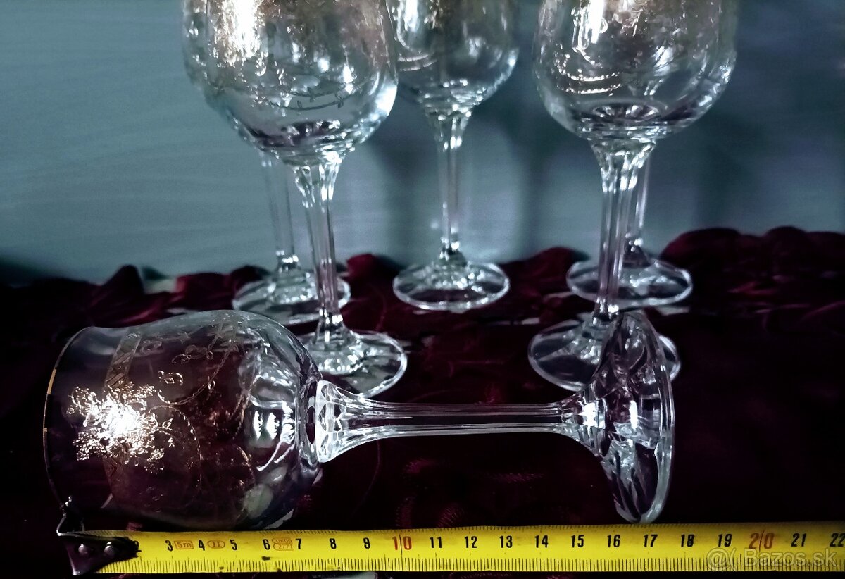 Poháre sklo - mix - 12