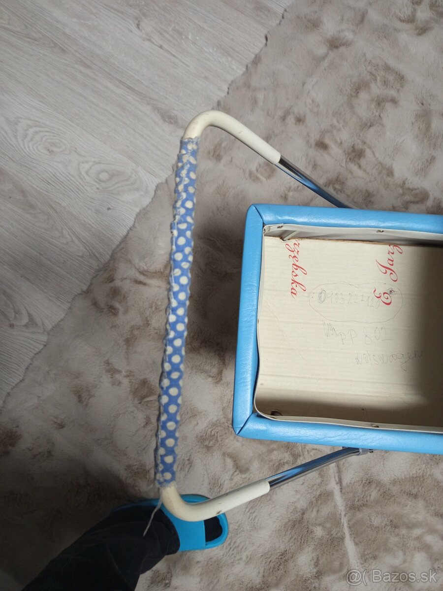 Detský retro kočík kočiar pre bábiky - 12