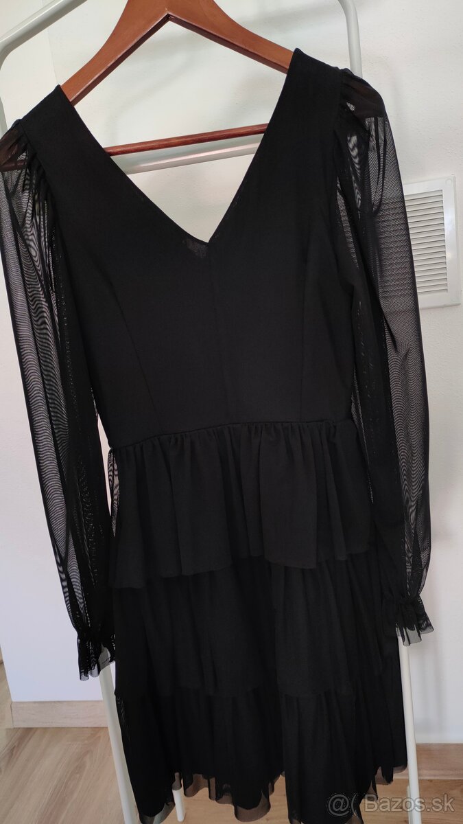 Krásne čierne šaty MOHITO veľ. S /.36 - 12