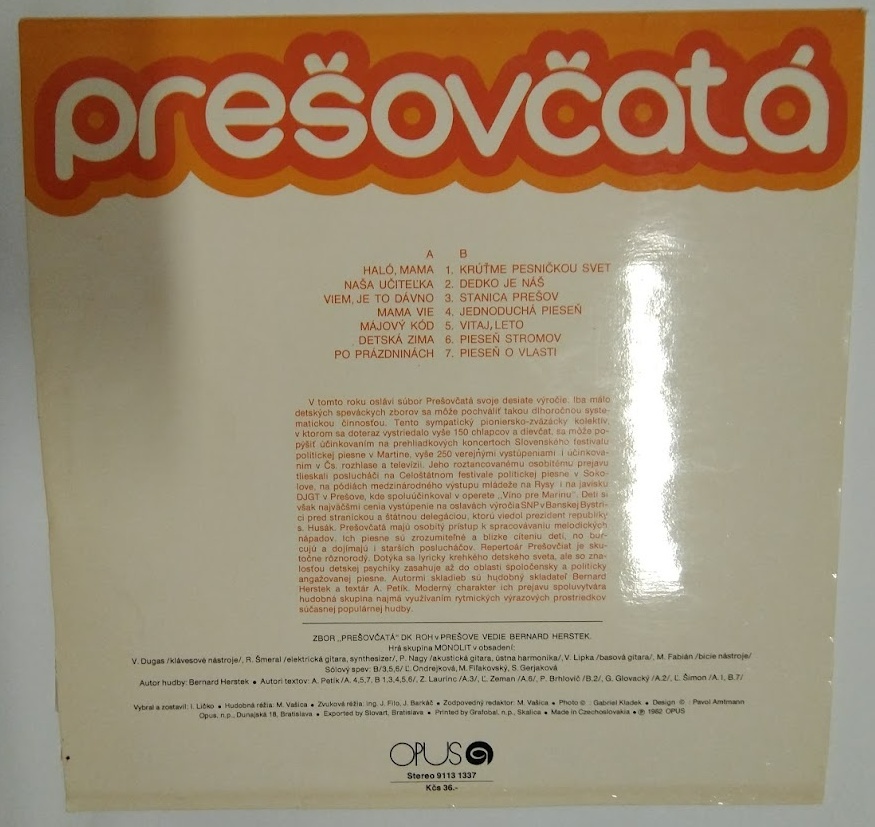 LP: Rozprávky + Zlatá brána + Bambuľka + Prešovčatá - 12