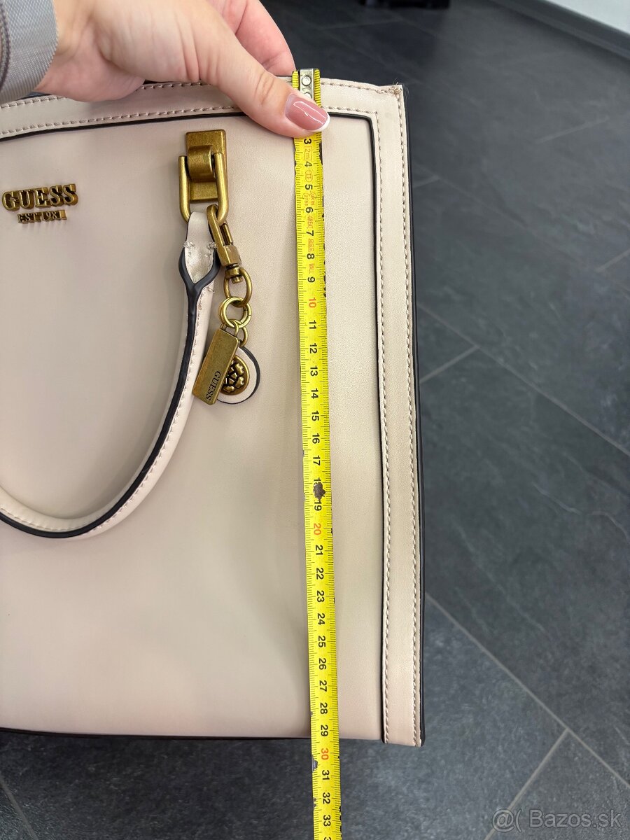 Kabelka Guess bežová - 12