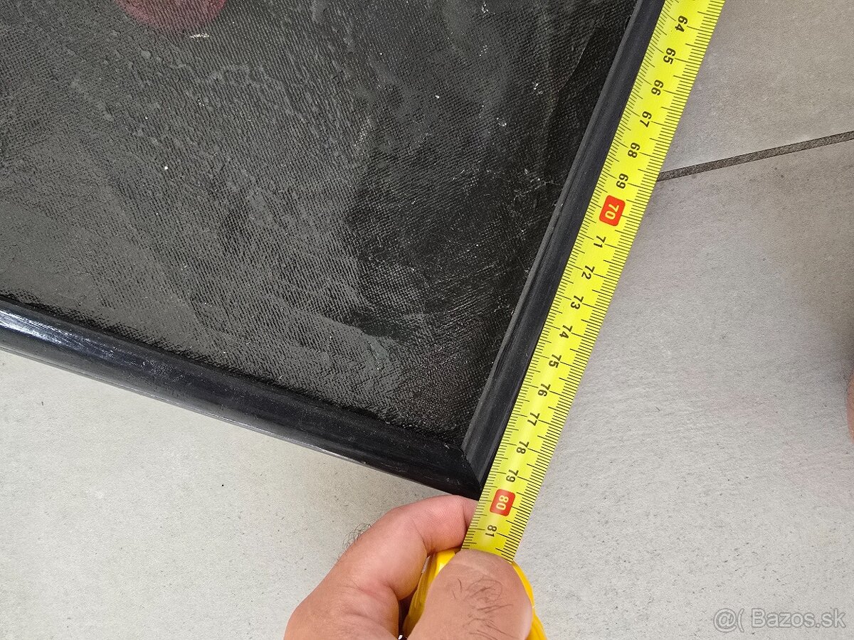 Starožitný obraz maľba na plátne - 12