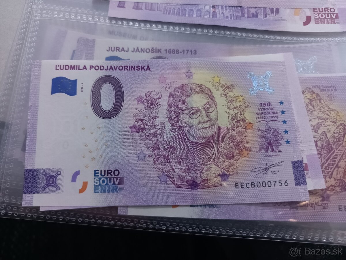 0 euro bankovky - 12